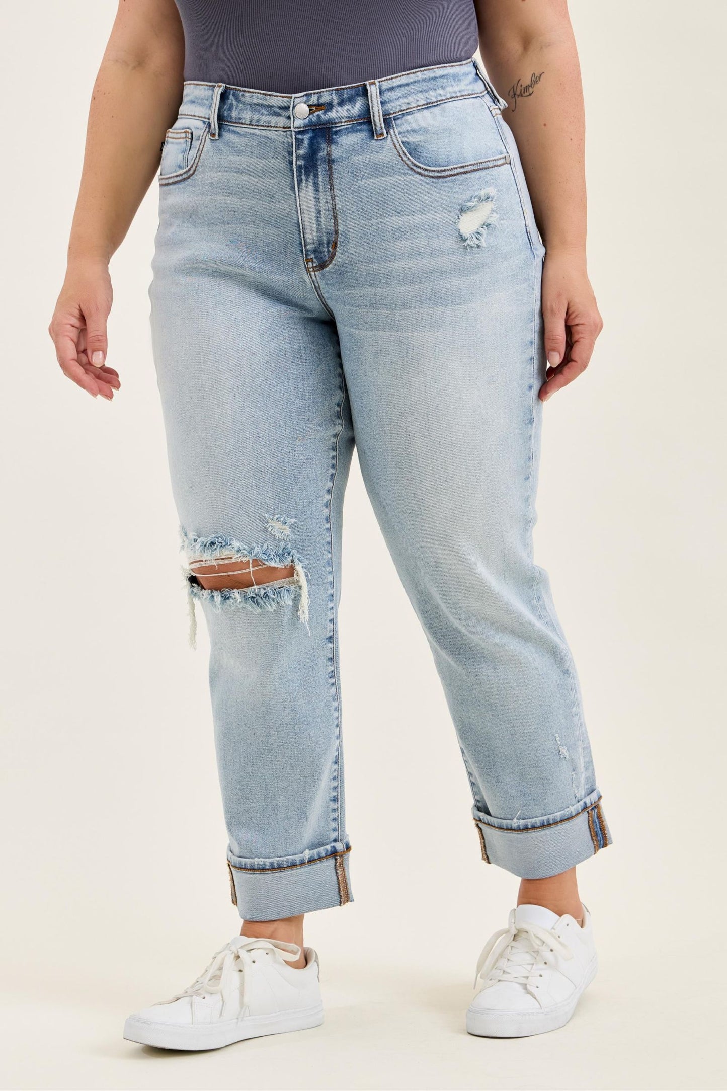 Judy Blue MR Boyfriend W/ Bandana Loop