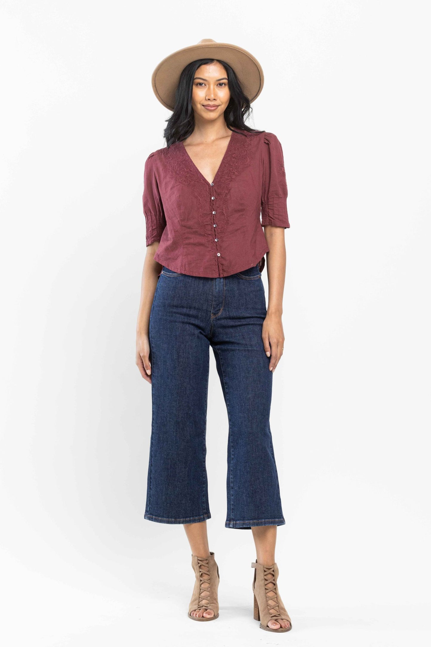 Judy Blue High Waist Tummy Control Crop Jeans