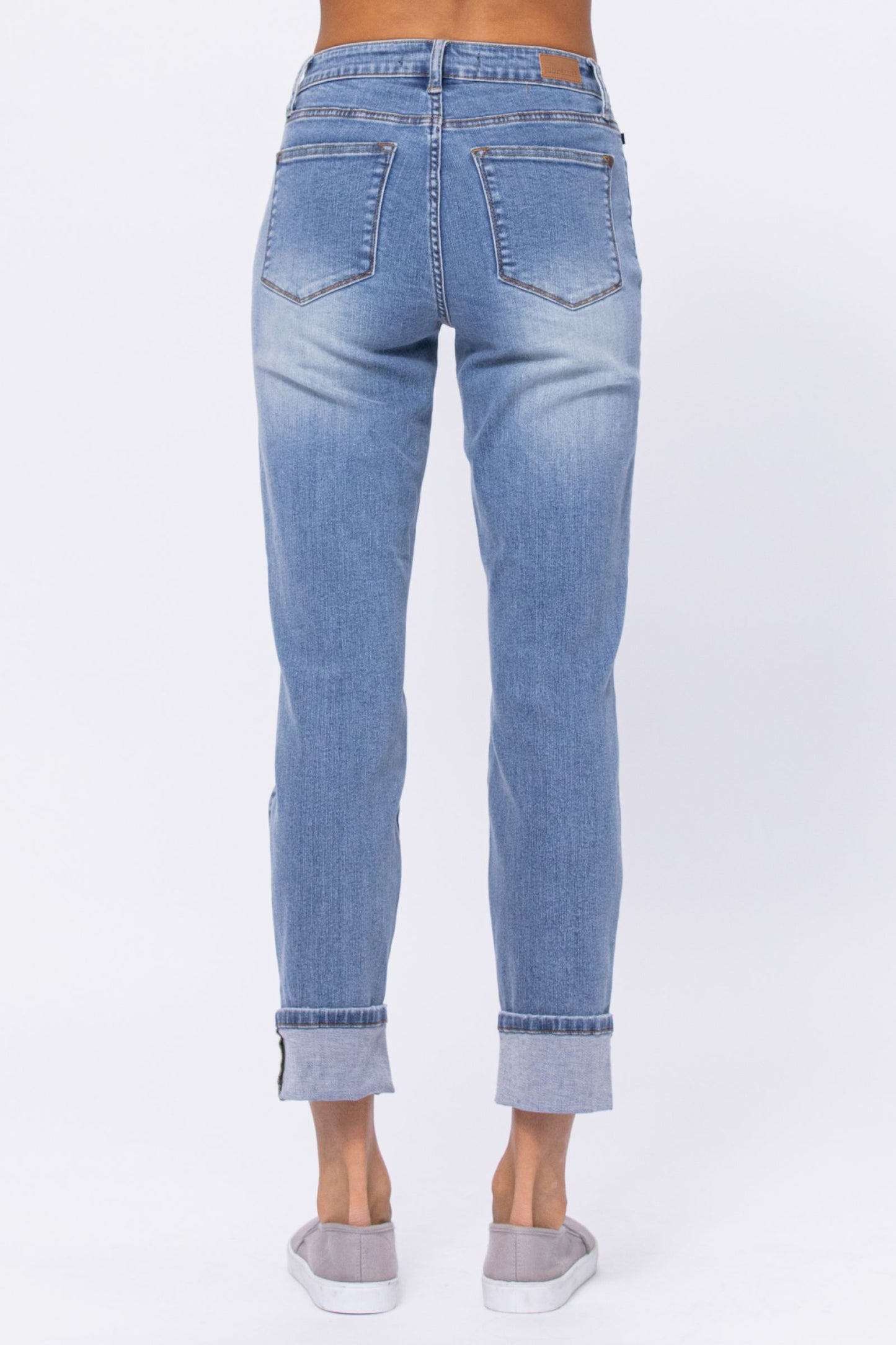 Judy Blue High Waist Vintage Wash Boyfriend Jeans