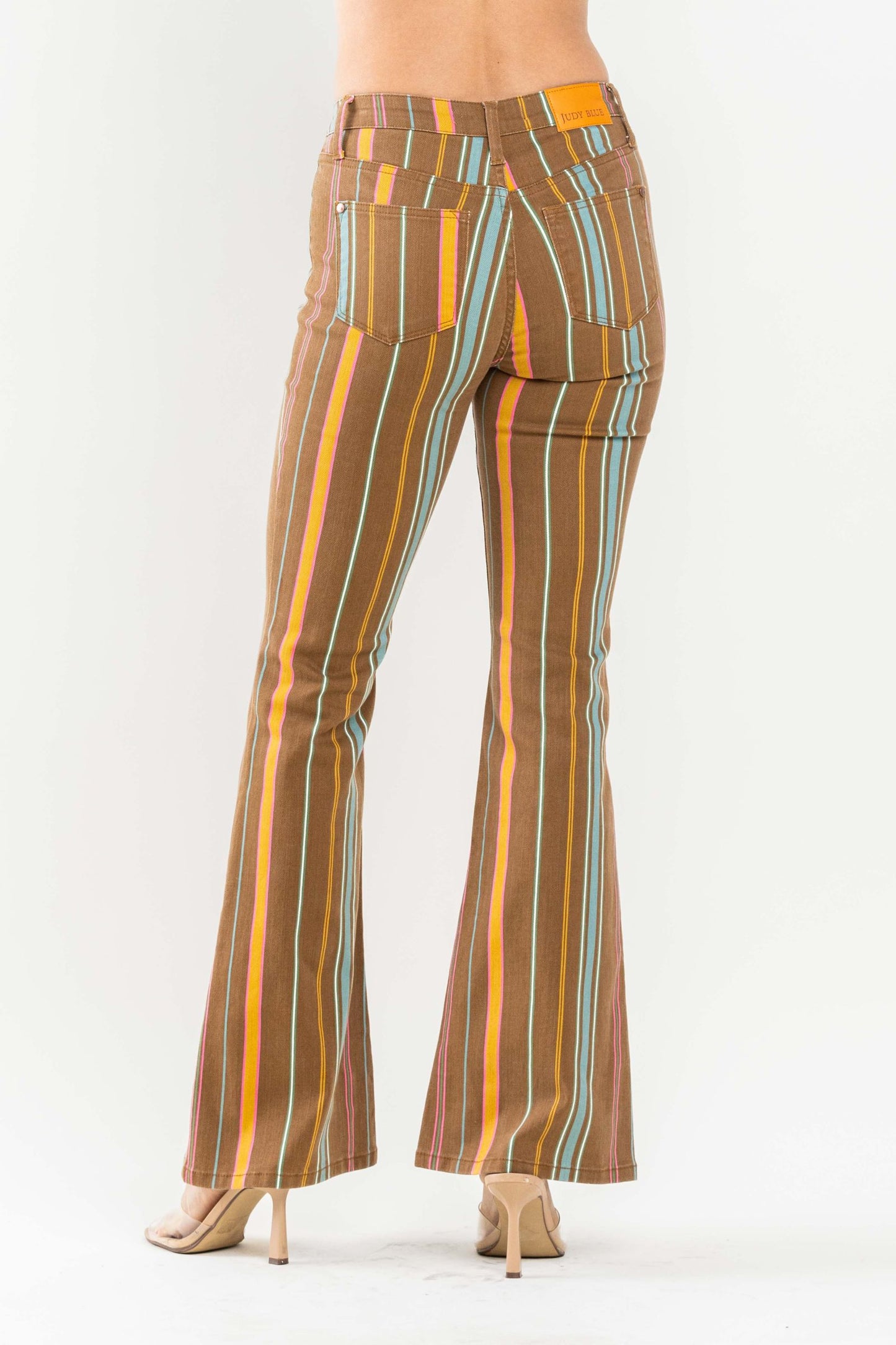 Judy Blue Stretch Stripe Flare