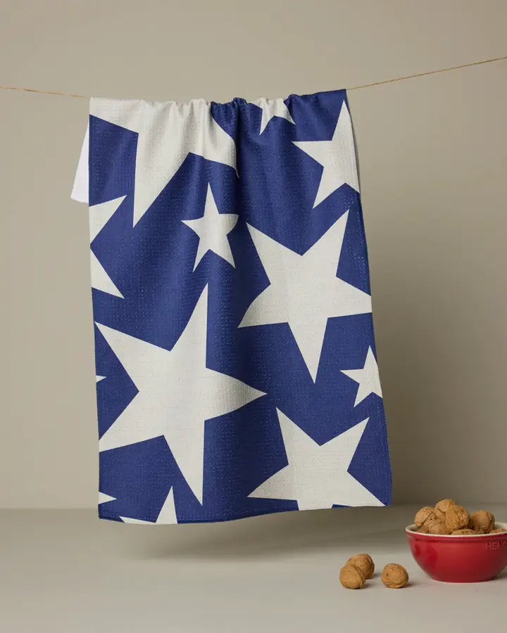Geometry - Celeste Tea Towel