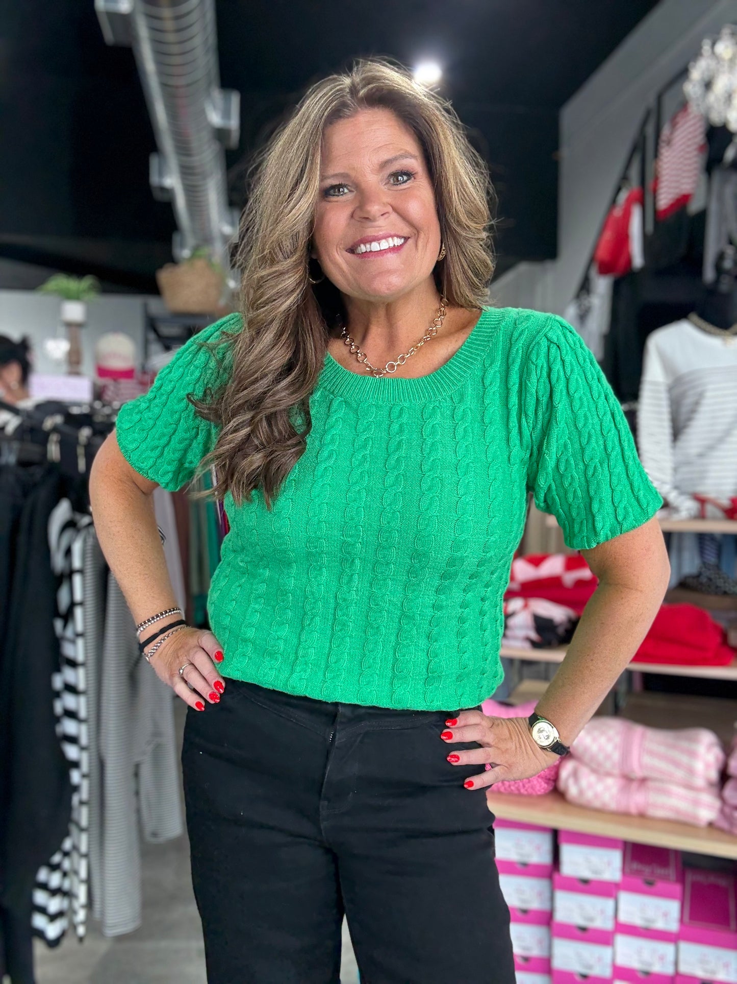 The Mallorie Cable Knit Sweater