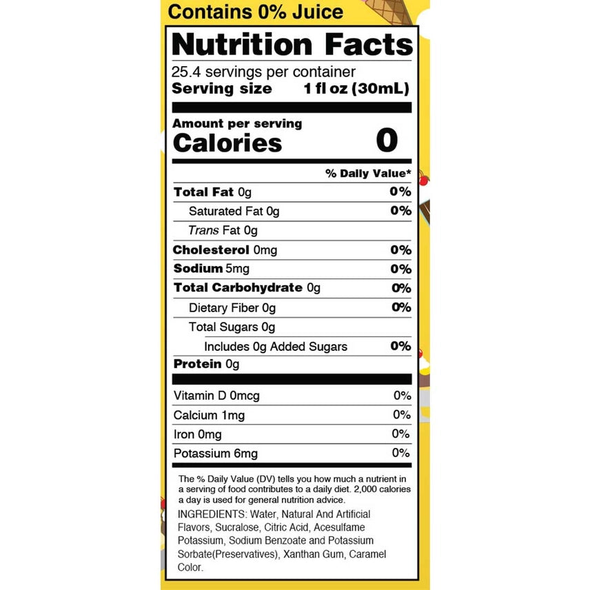 Jordan's Banana Split Skinny Syrup