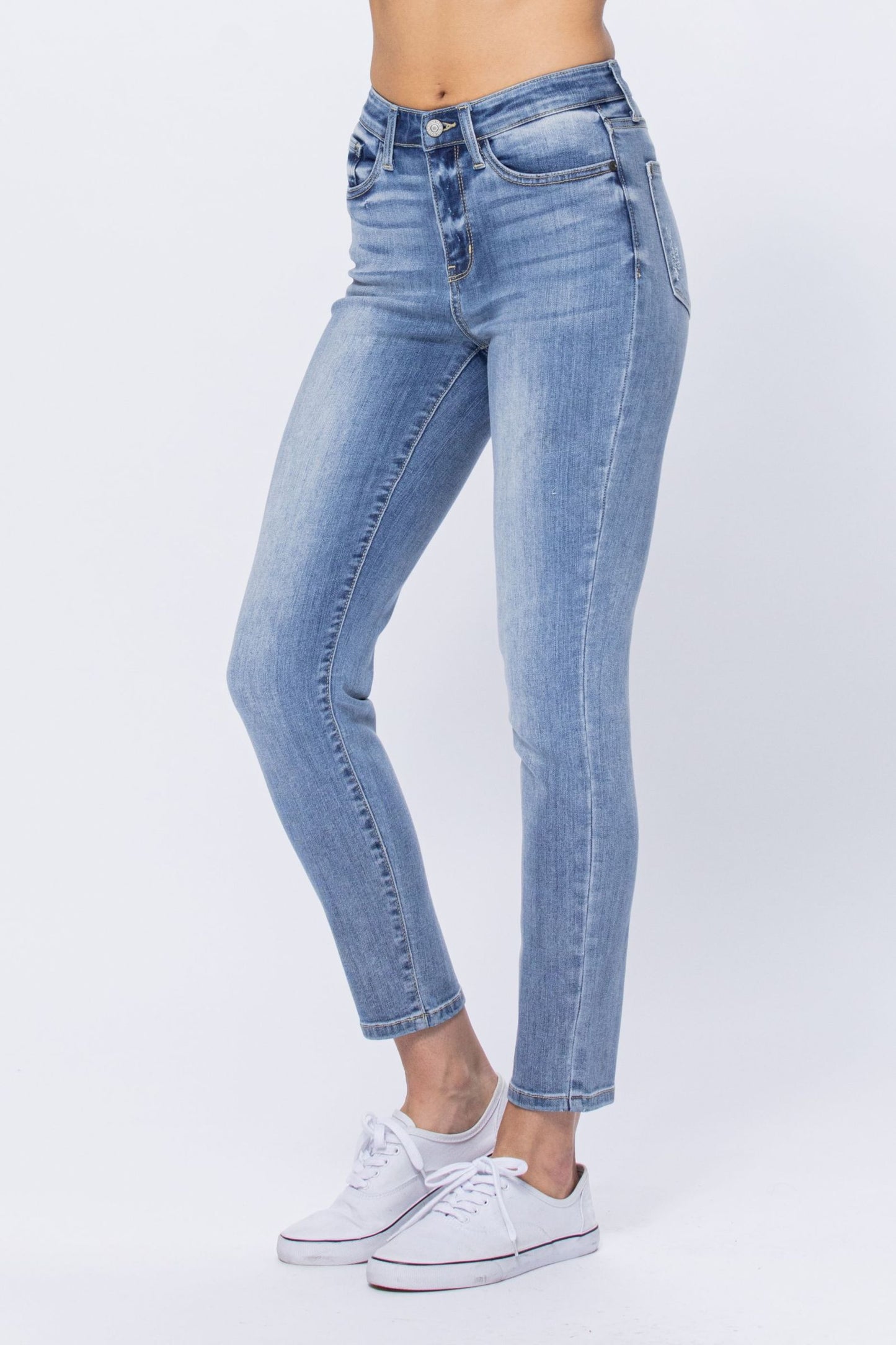 Judy Blue High Waist Relaxed Denim Jeans