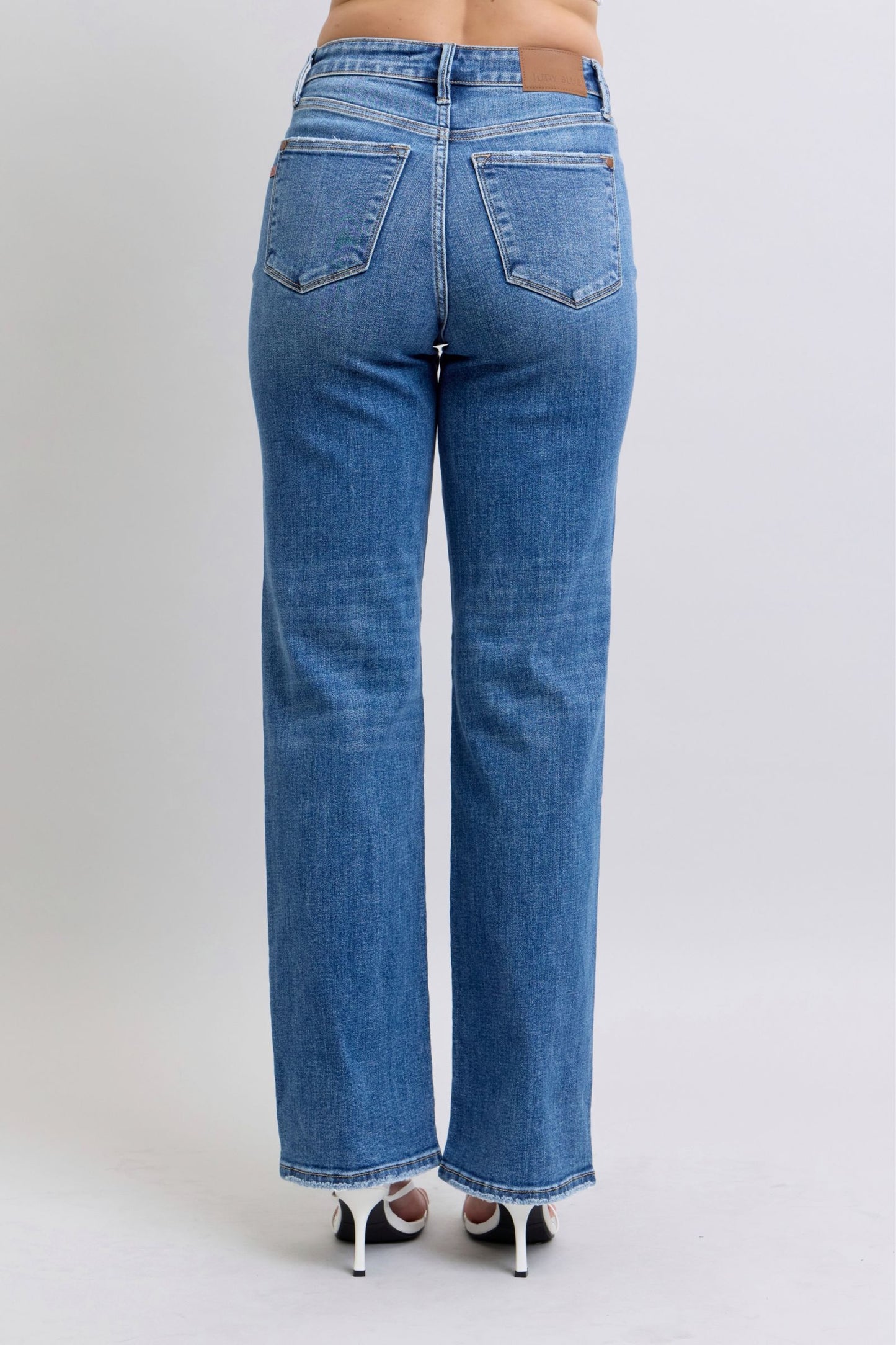 Judy Blue High Waist V-Front 90's Straight Jeans