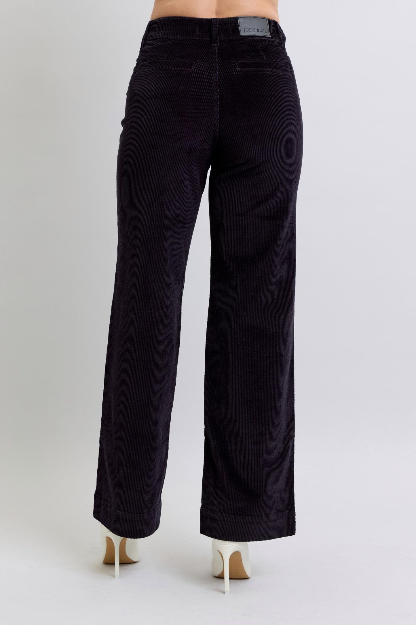 Judy Blue High Waist Corduroy Wide Leg Trousers