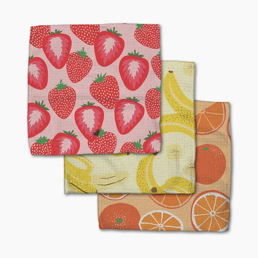 Geometry - Favorite Fruit Dishcloth Set
