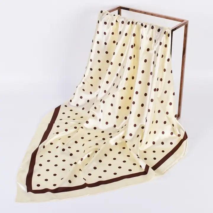 Polka Dot Bandana Scarf