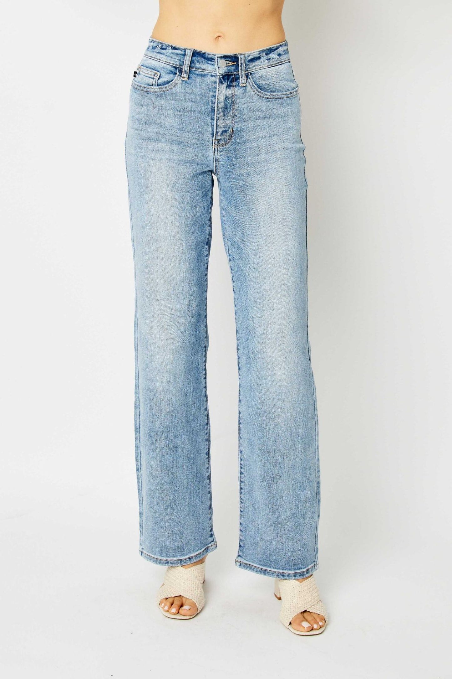 Judy Blue High Waist Straight Leg Jeans