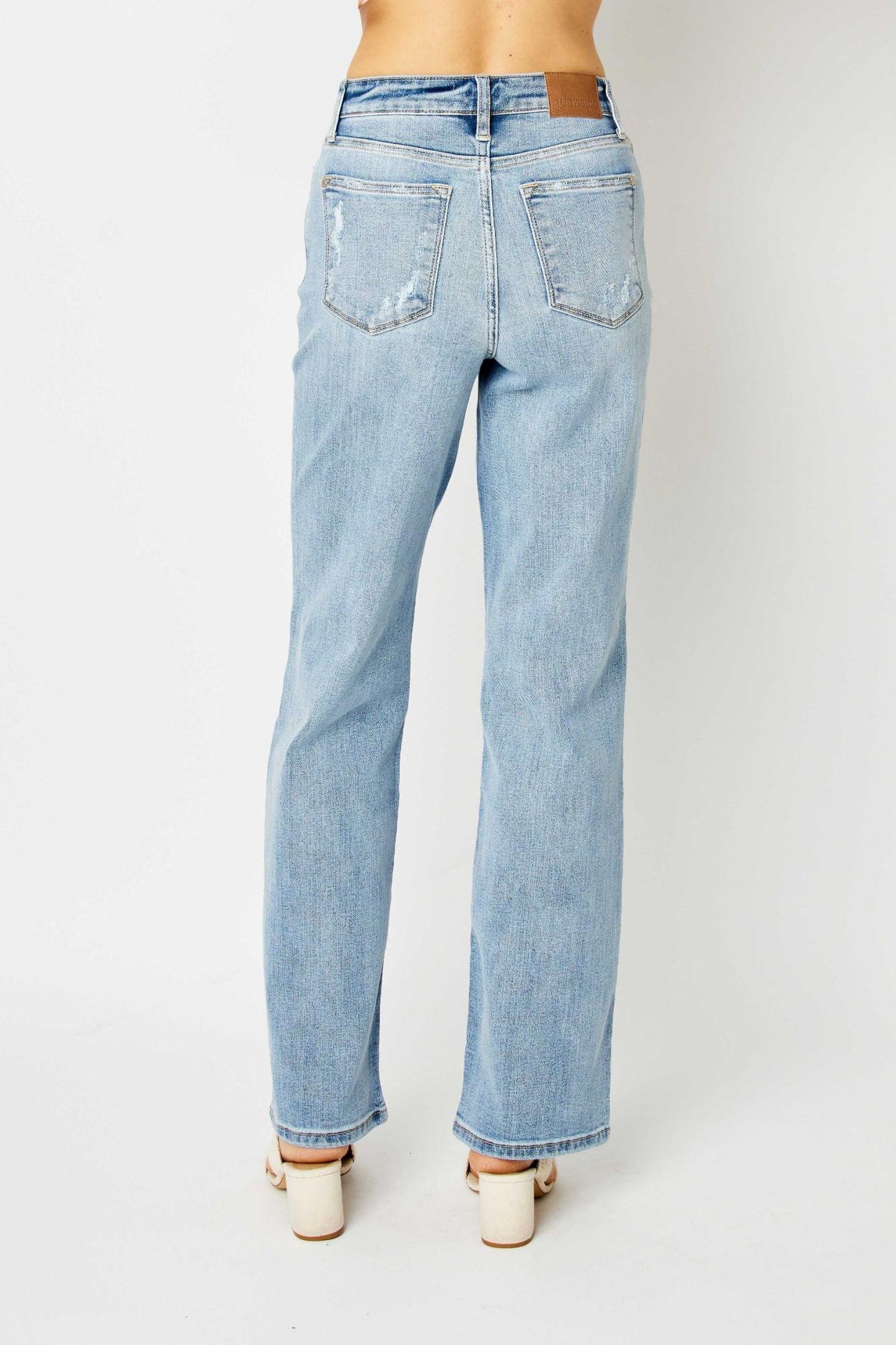Judy Blue High Waist Straight Leg Jeans