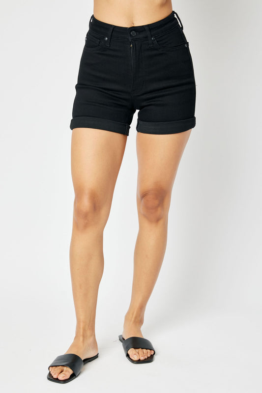 Judy Blue High Waist Black Shorts