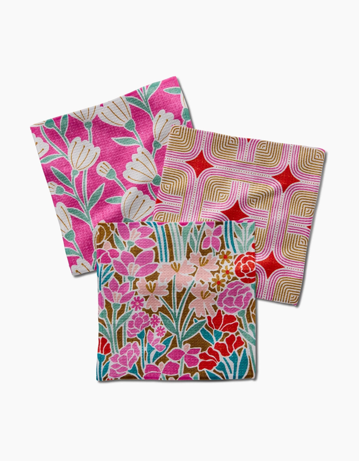 Geometry - Clemmie Donna and Janae Dishcloth Set