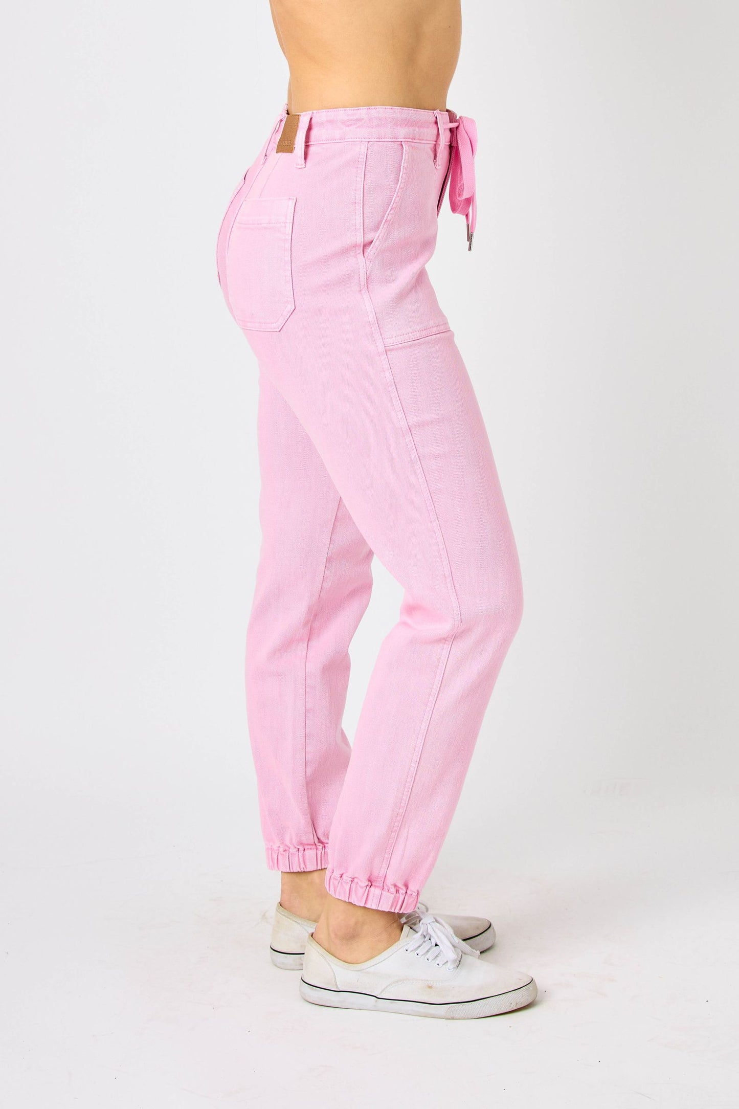 Judy Blue High Waist Light Pink Joggers