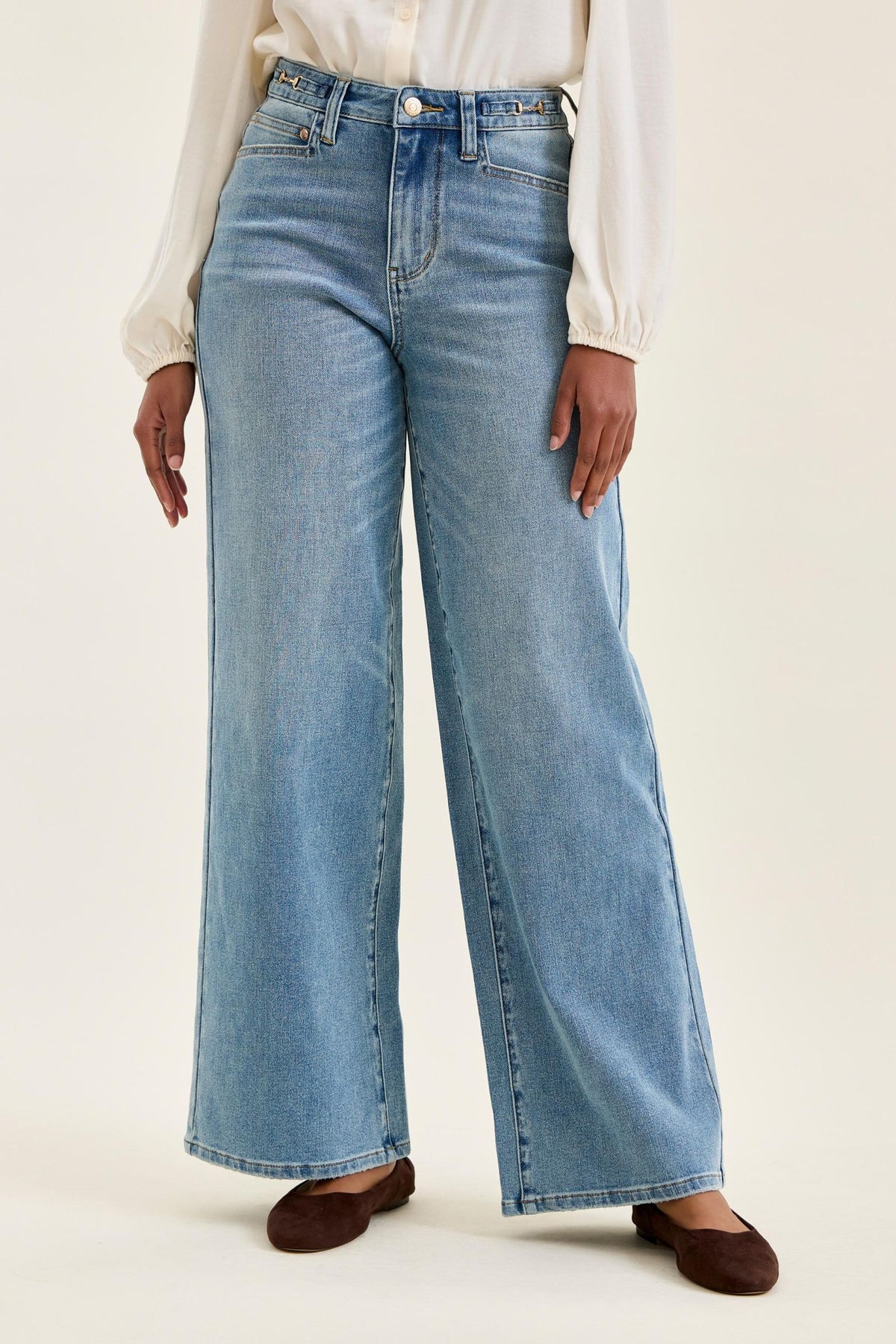 Judy Blue HW Angelina Column w/Harness Trim