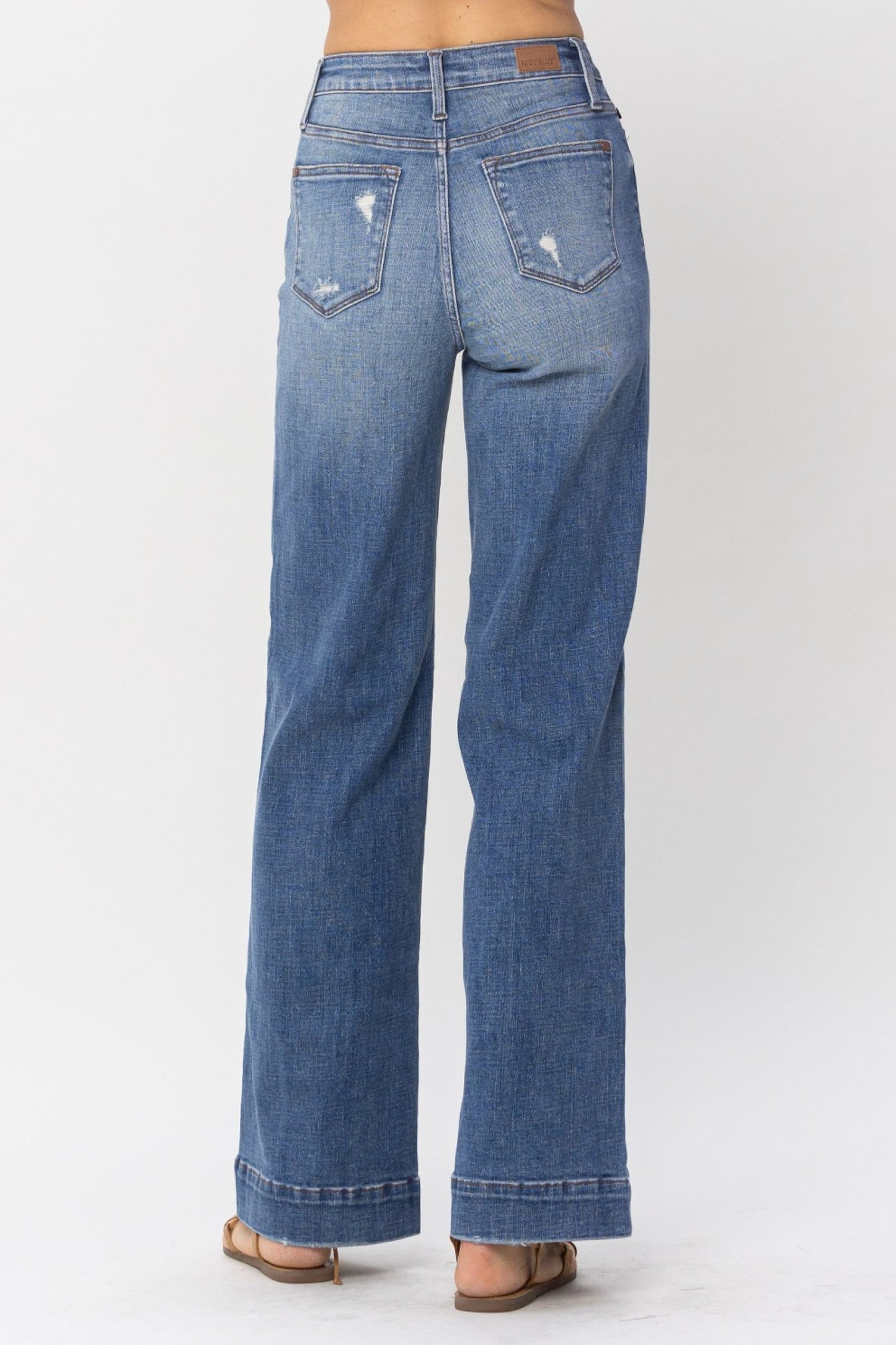 Judy Blue High Waist Destroy Trouser Jeans