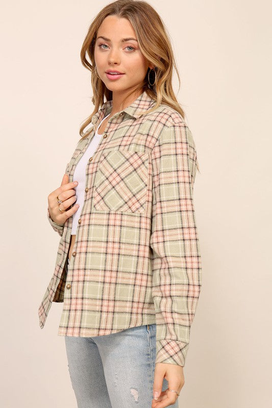 The Hendrix Plaid Top