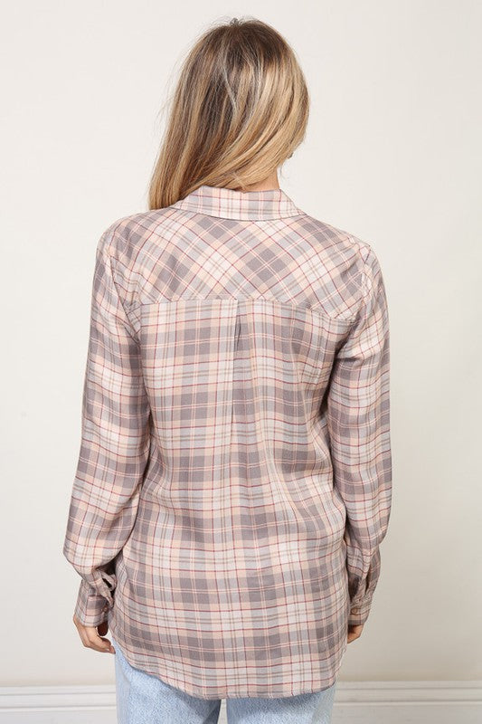 The Brynn Plaid Top