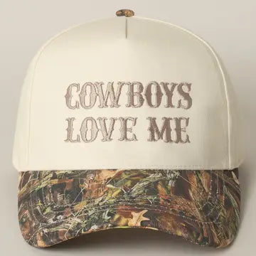 Cowboys Love Me Trucker Hat