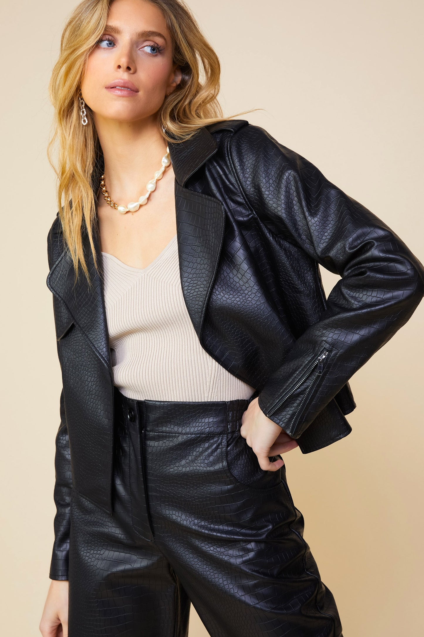 Leather Biker Jacket