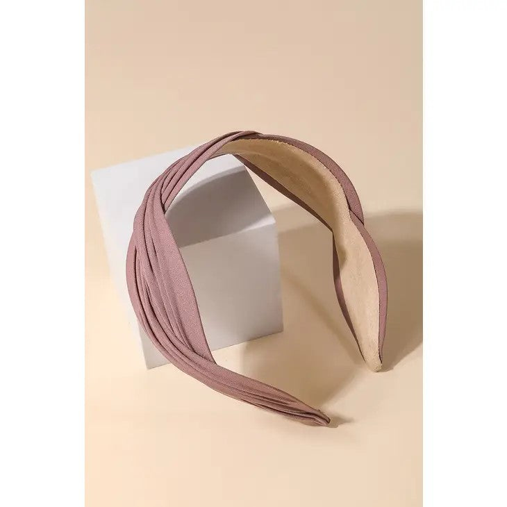Wavy Mauve Headband