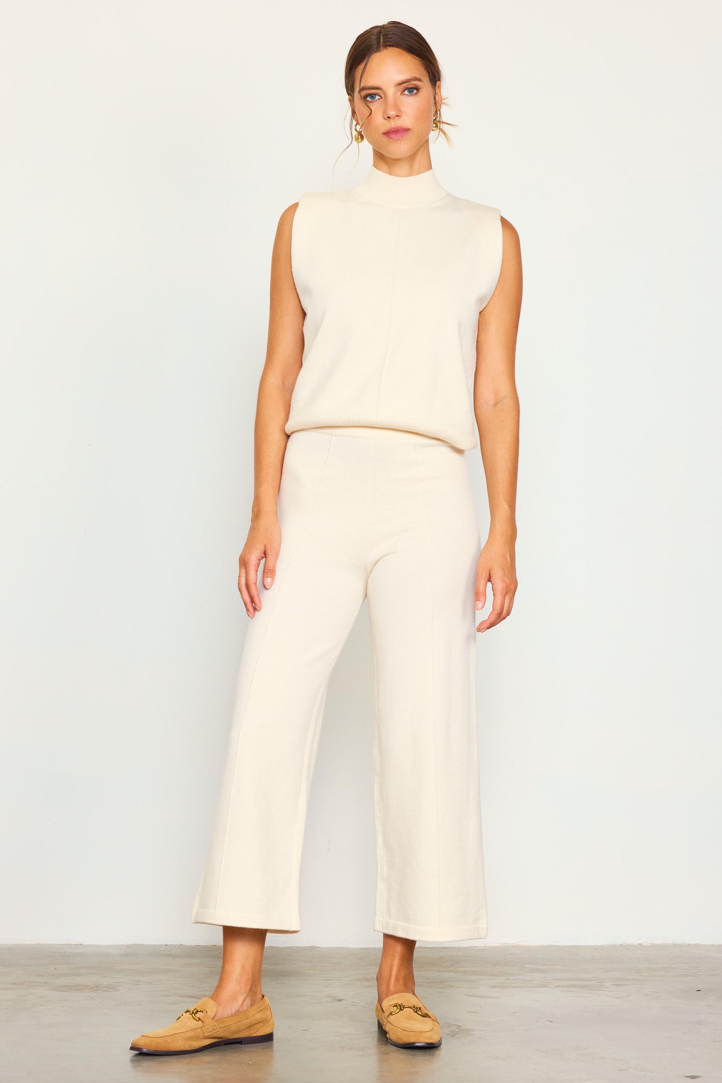 The Chala Knit Crop Pants