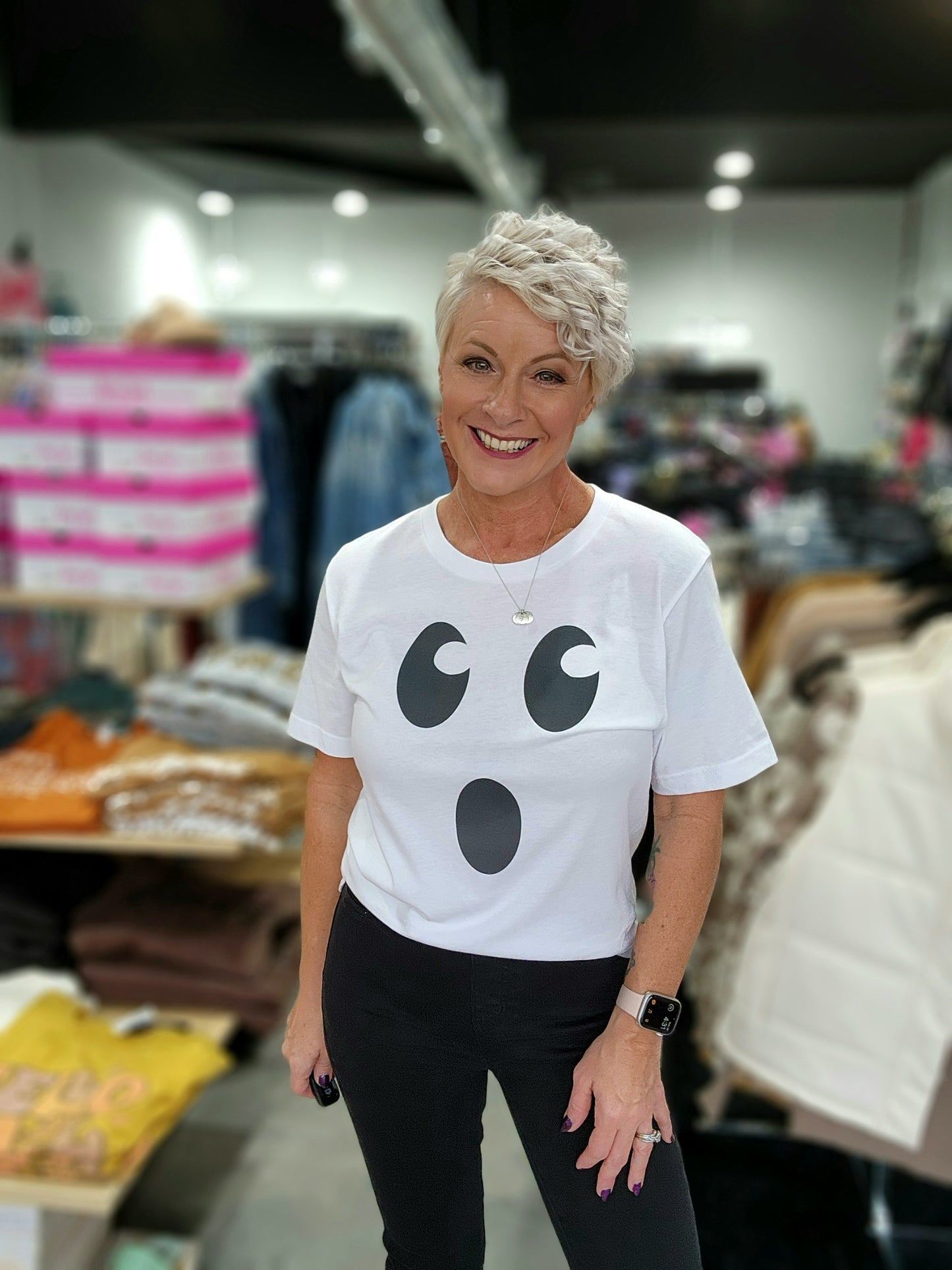 Halloween Ghost Graphic Tee