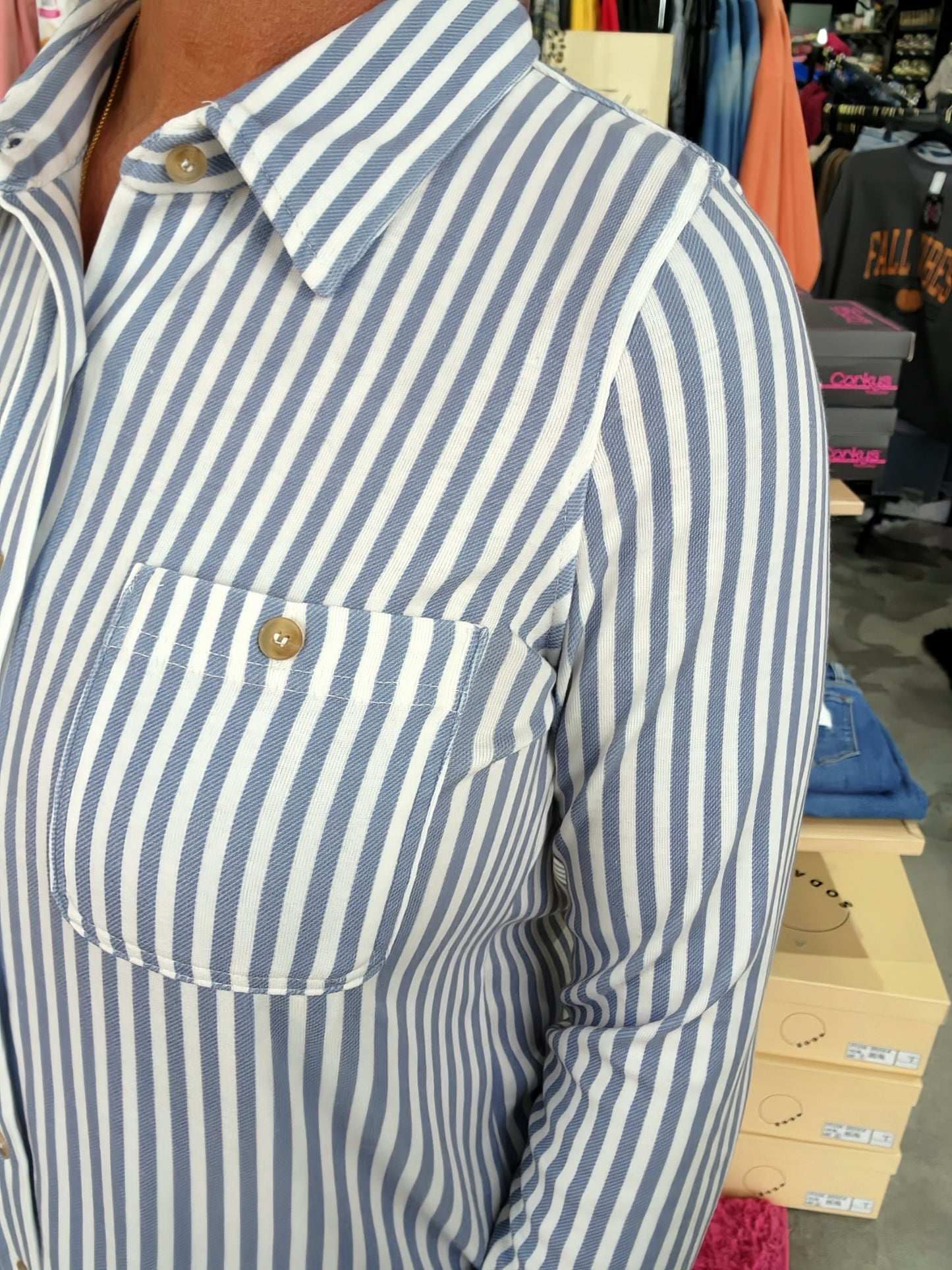 The Sarah Button Down