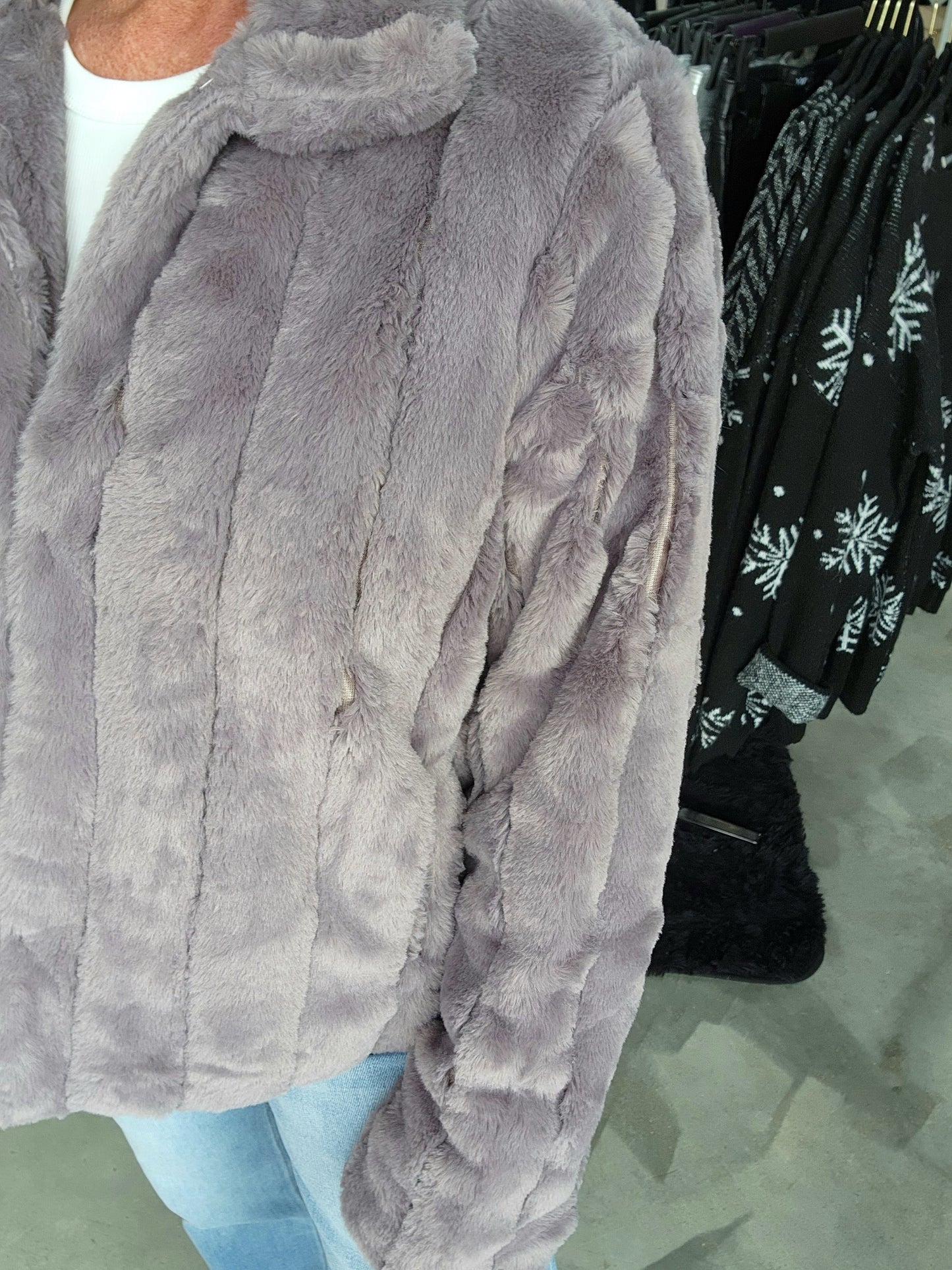 Whispered Faux Fur Jacket