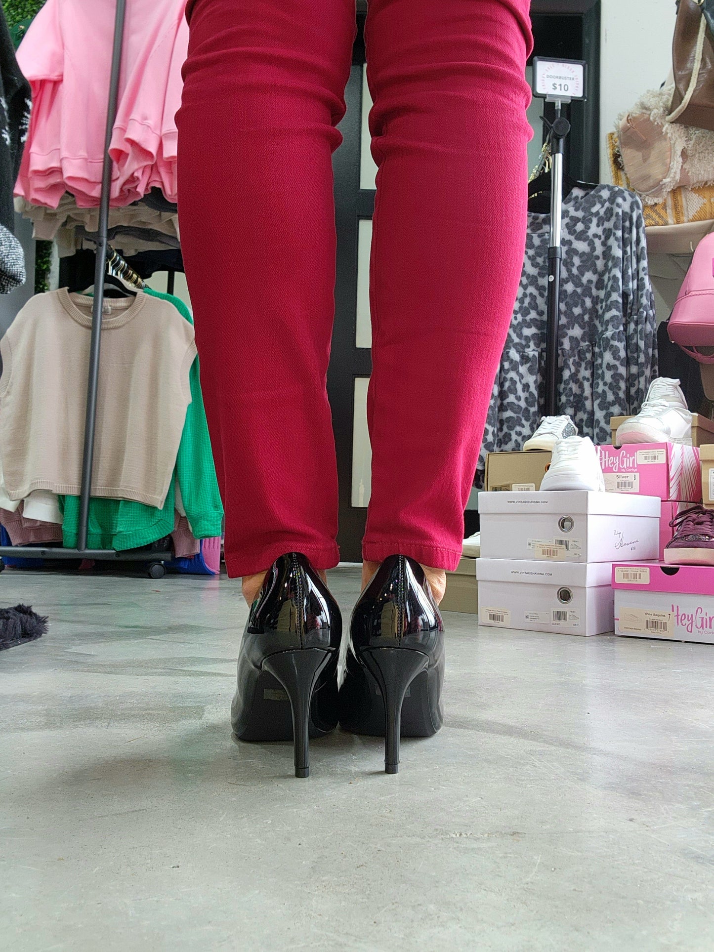 Pointed Toe Stiletto Pumps