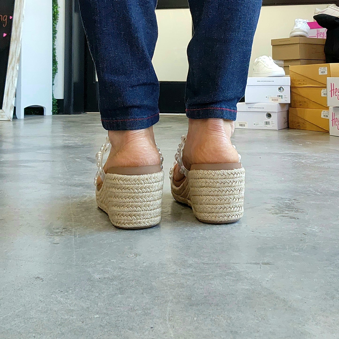 Corky's Clear She's Here Sandals