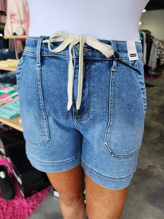 Judy Blue High Waist Jogger Shorts