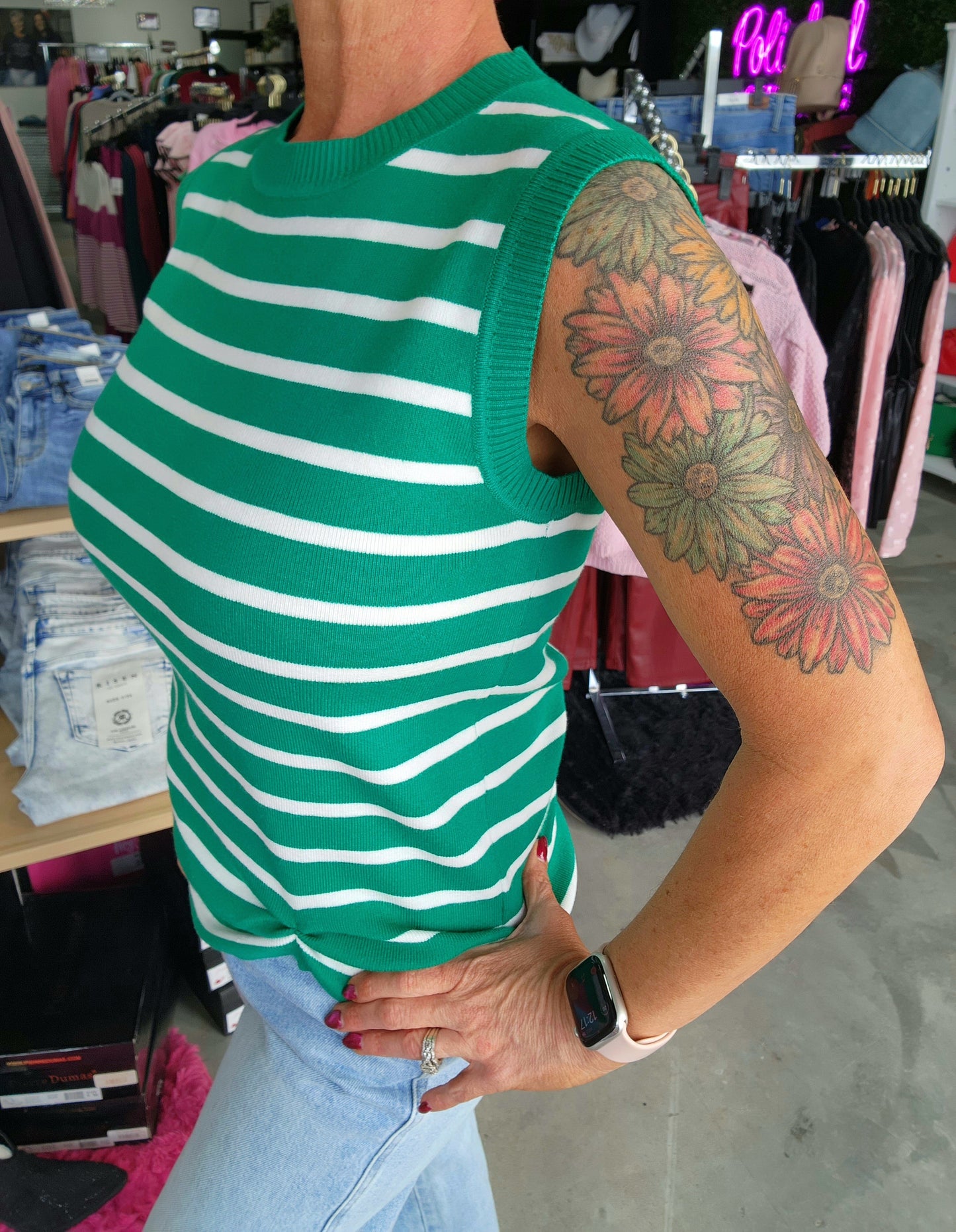 The Jade Sleeveless Top