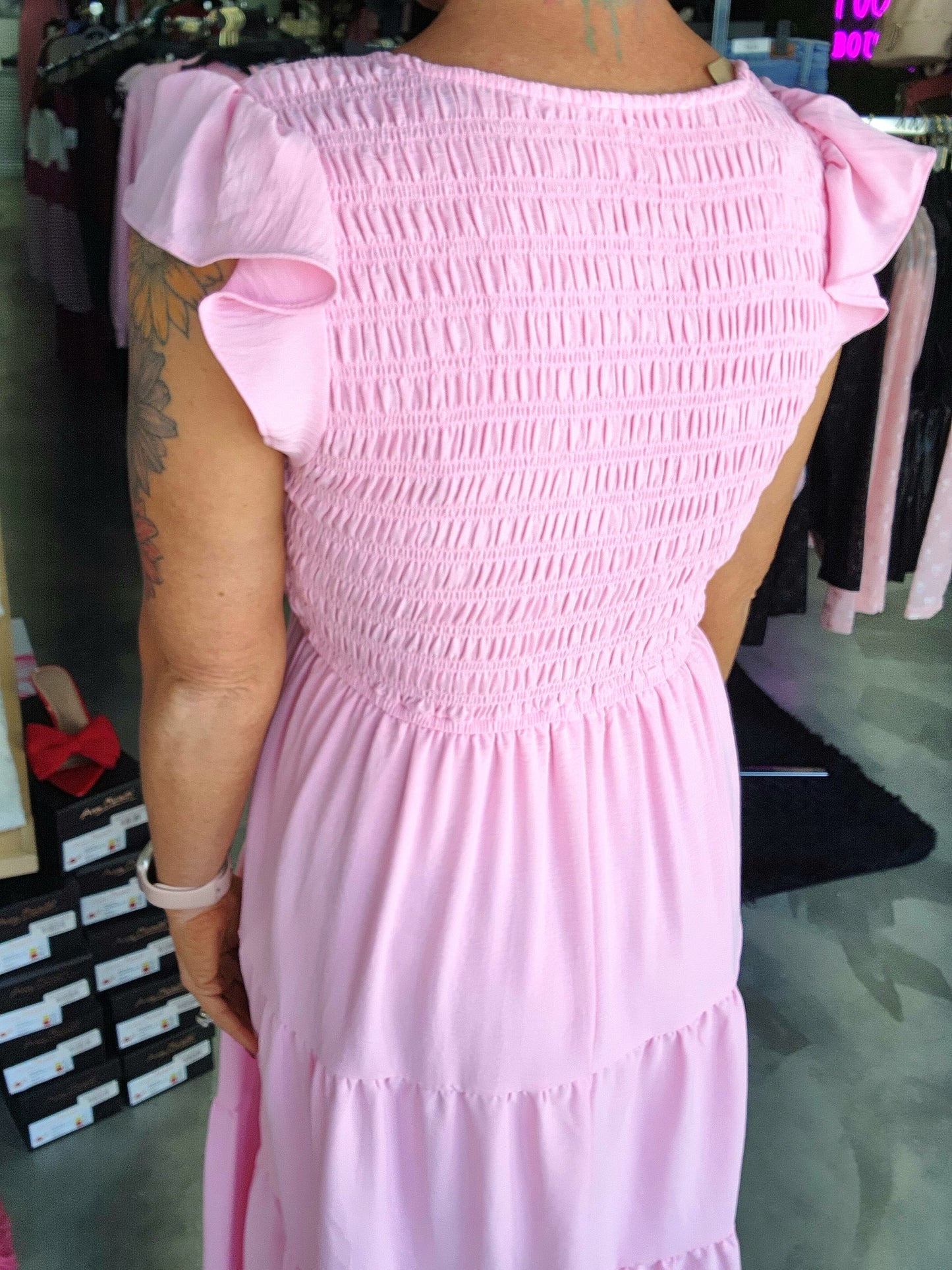 The Blush Breeze Dress