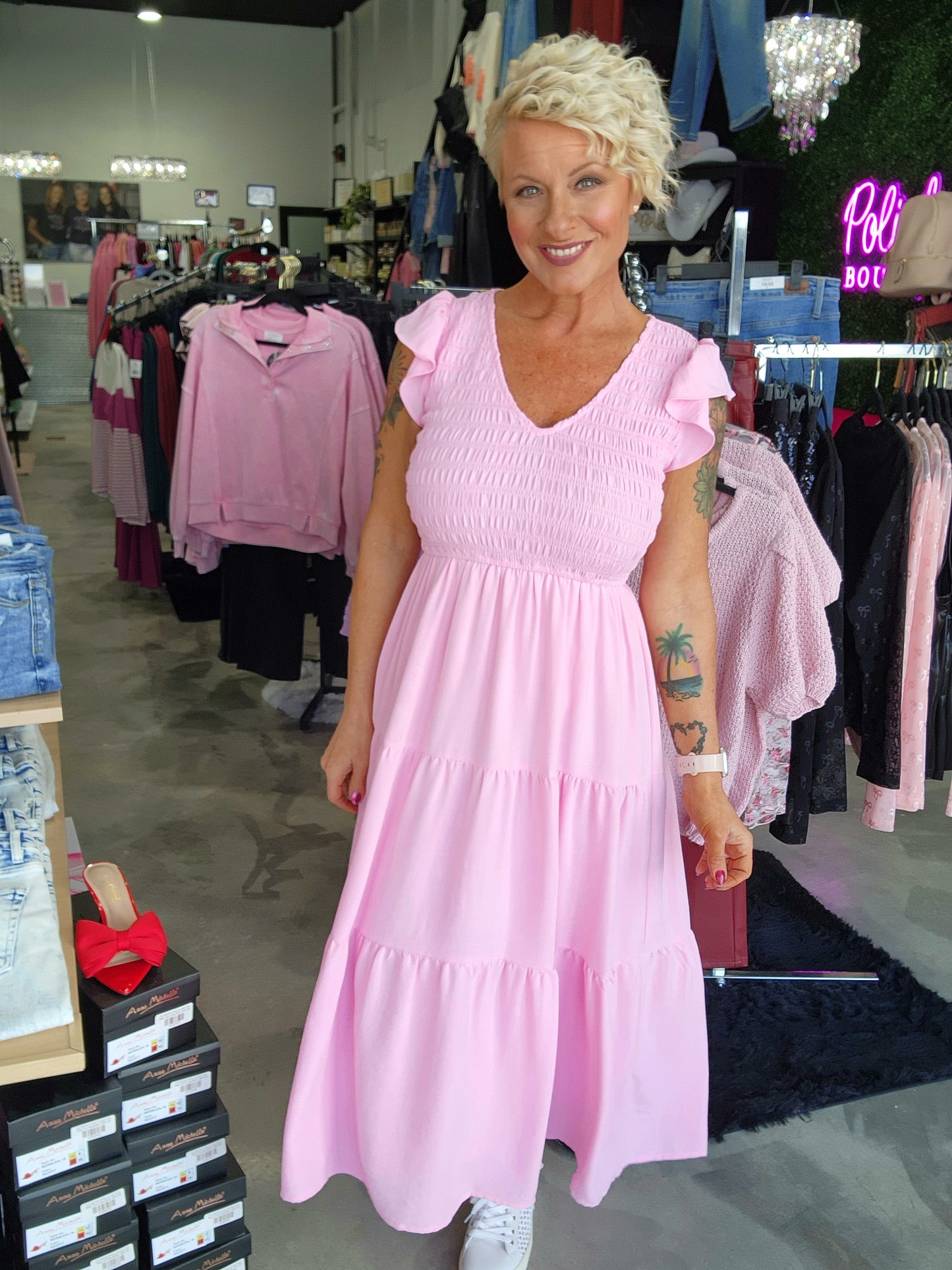 The Blush Breeze Dress