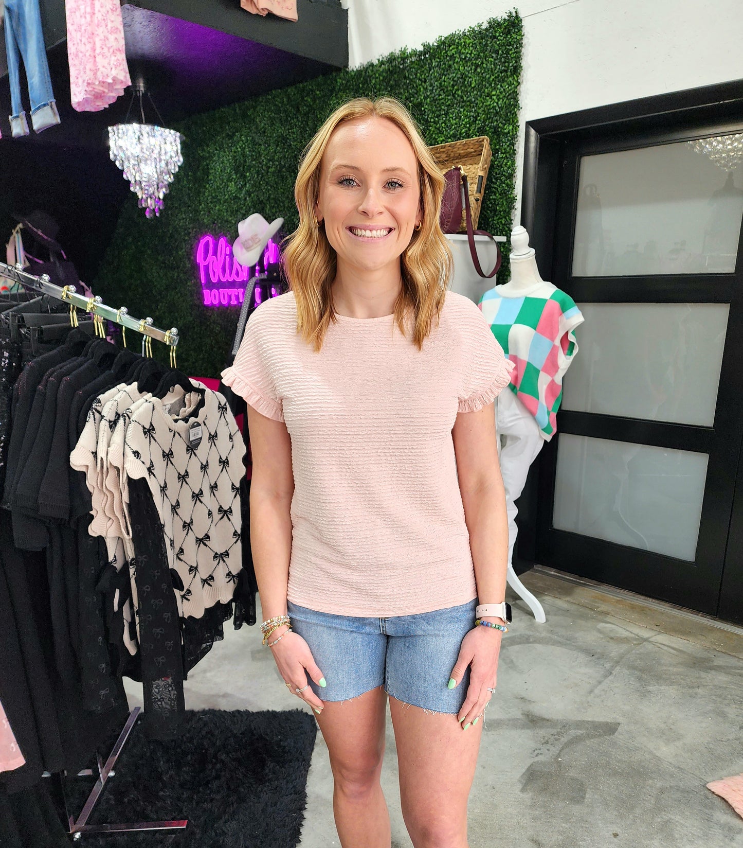 Soft Whispers Short Sleeve Top