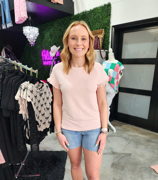 Soft Whispers Short Sleeve Top