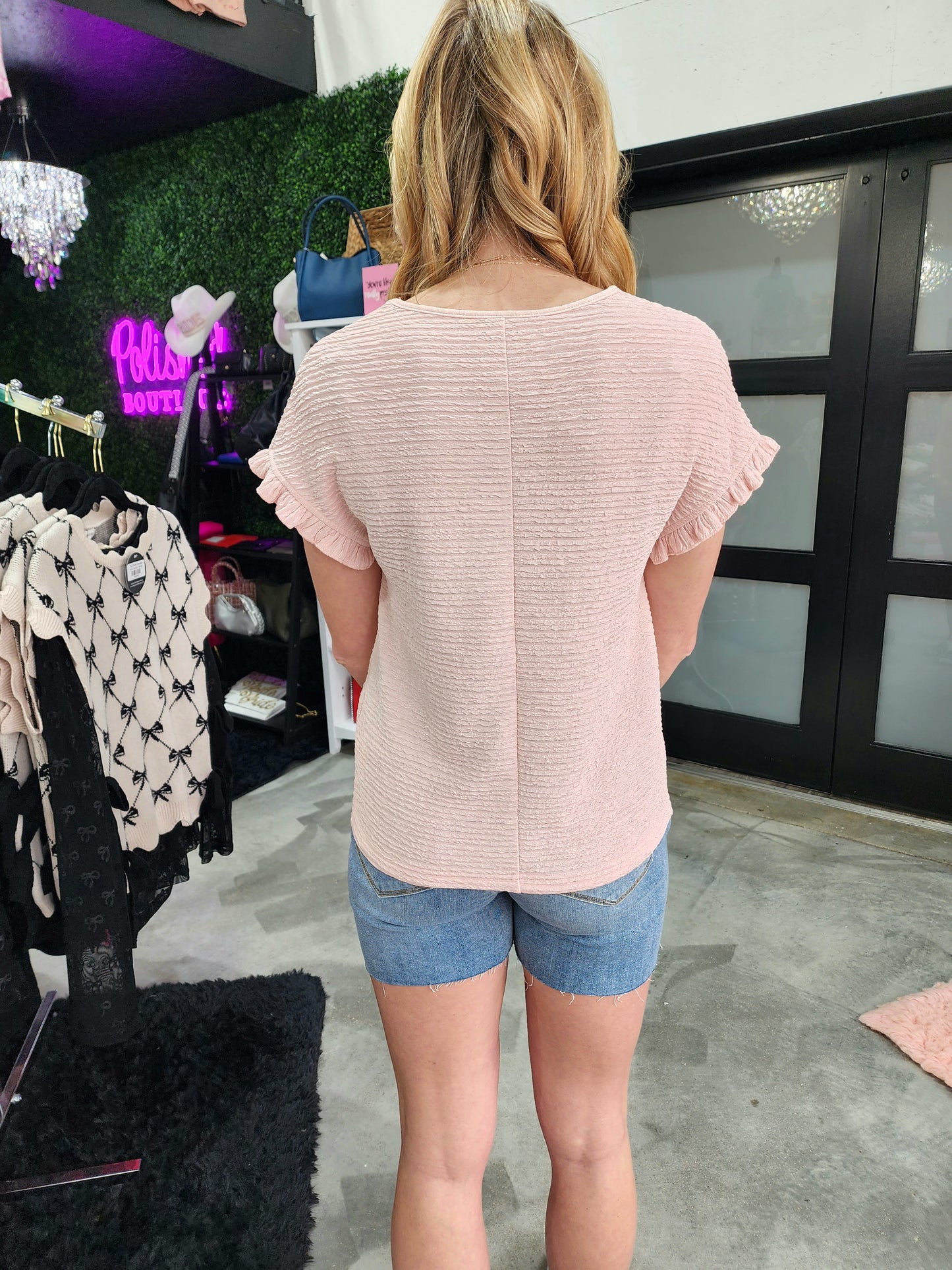 Soft Whispers Short Sleeve Top