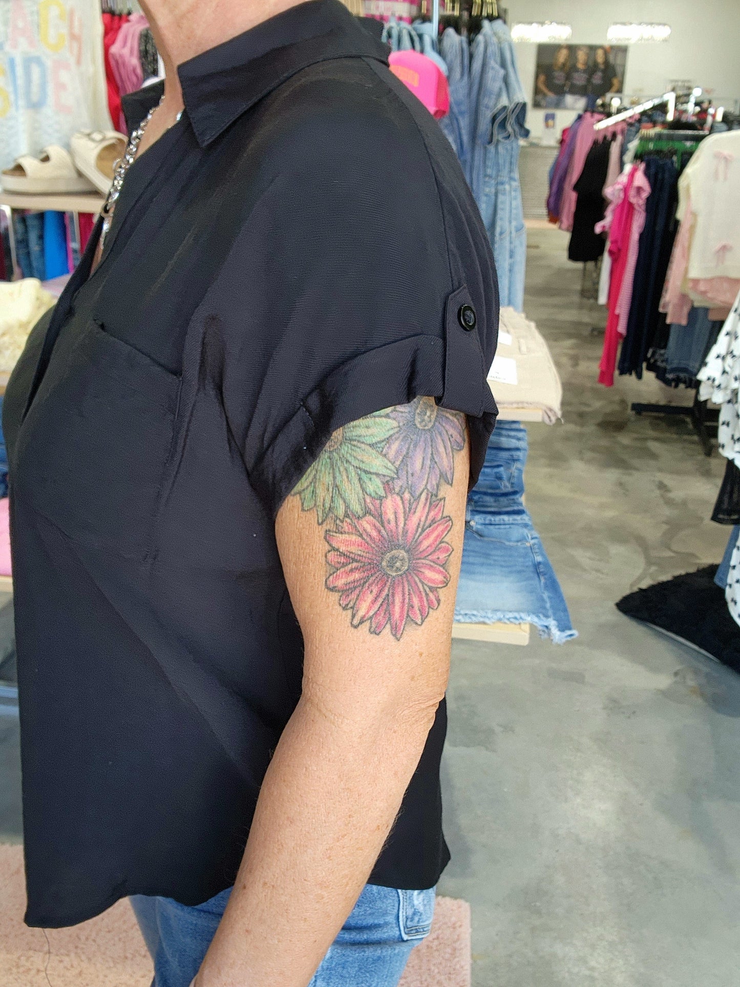 The Short Sleeve Mia Button Down