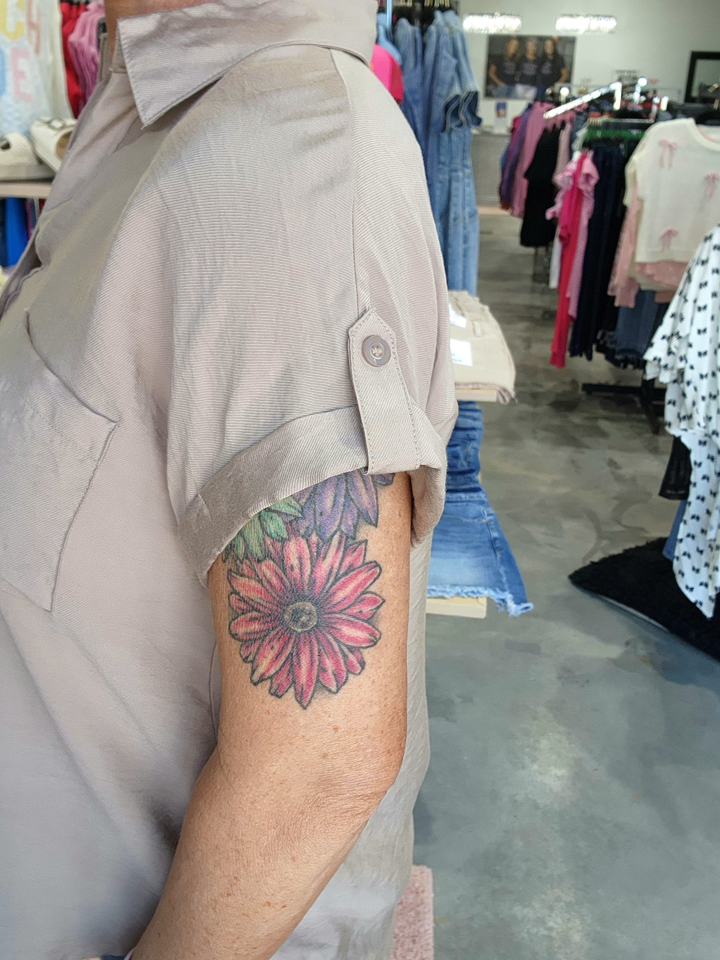 The Short Sleeve Mia Button Down