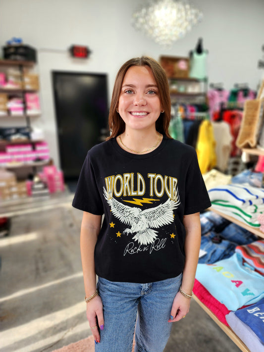 World Tour Rock N'Roll Graphic Tee