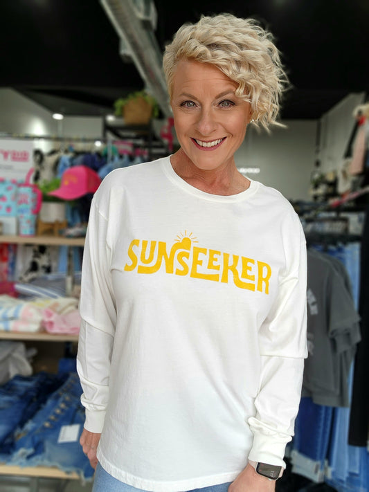 Sunseeker Long Sleeve Graphic Top