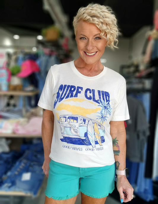 Surf Club Good Waves Graphic Tee