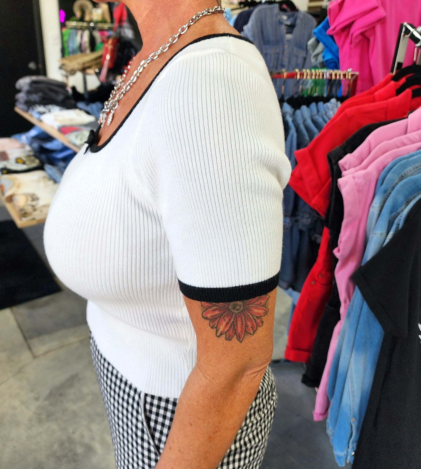 The Charming Tie Top