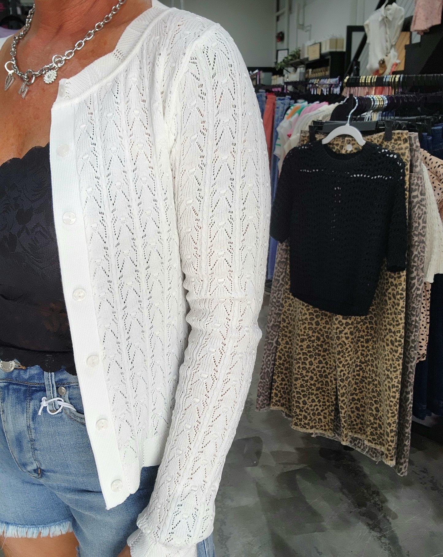 The Dainty Scalloped Edge Cardigan