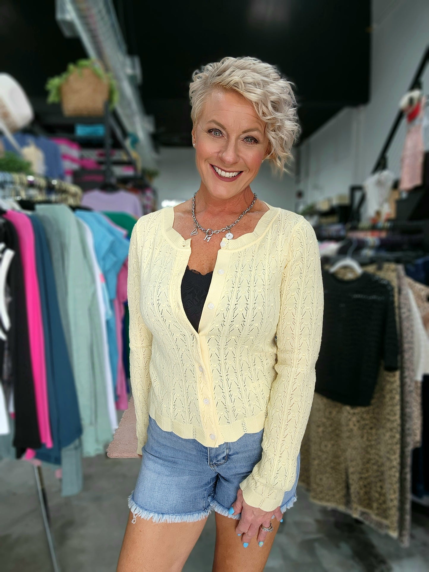 The Dainty Scalloped Edge Cardigan