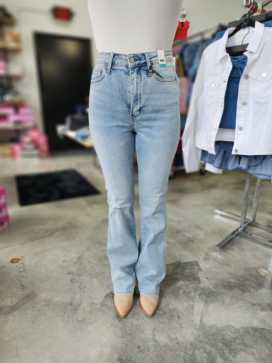 Judy Blue HW Tummy Control Bootcut Denim Jeans