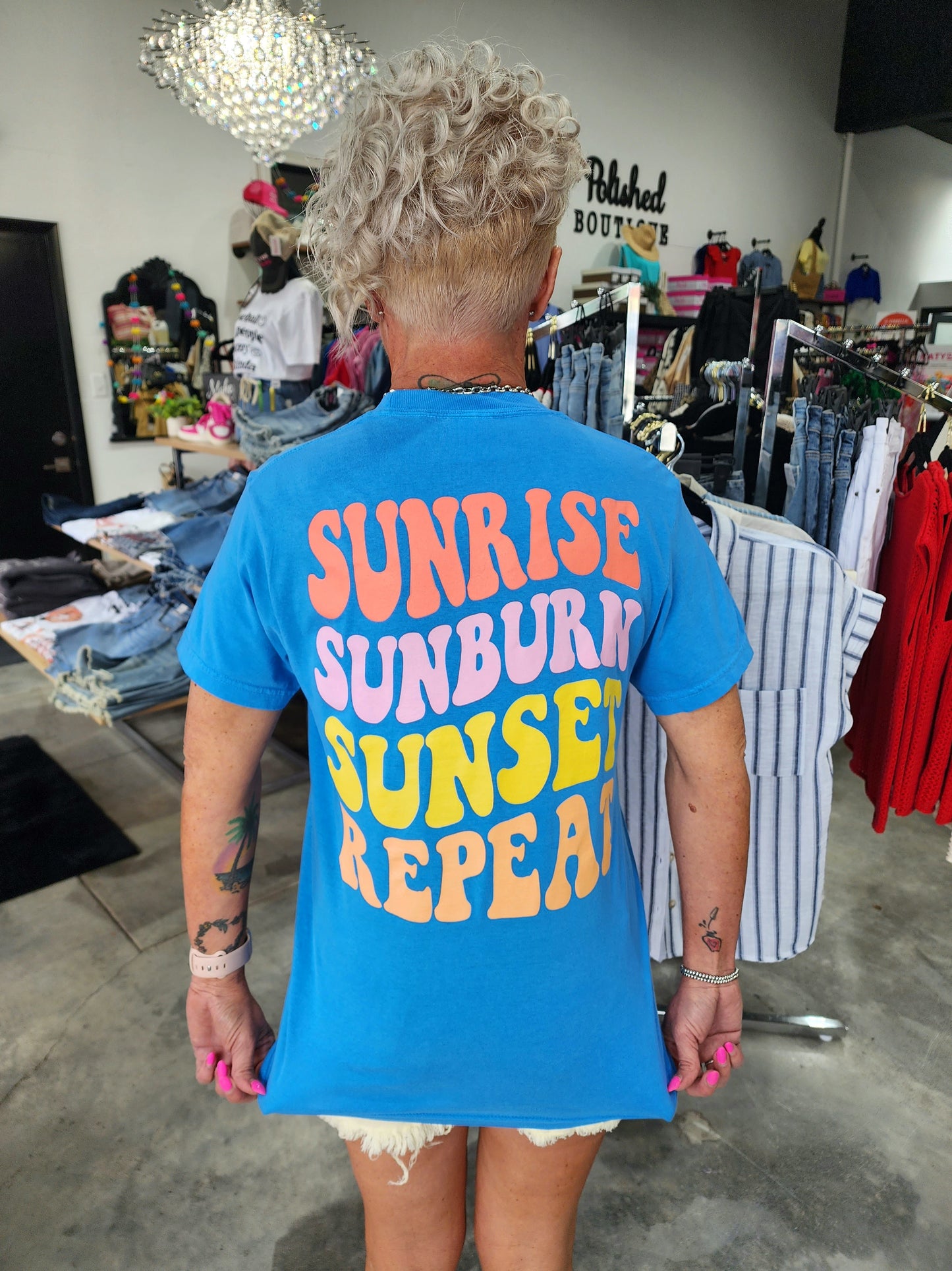 Sun Repeat Graphic Tee