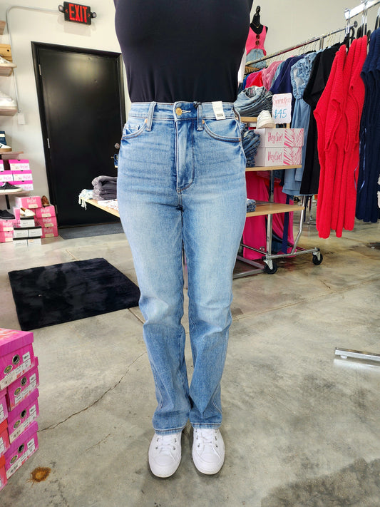 Judy Blue HW Tummy Control Straight Denim Jean