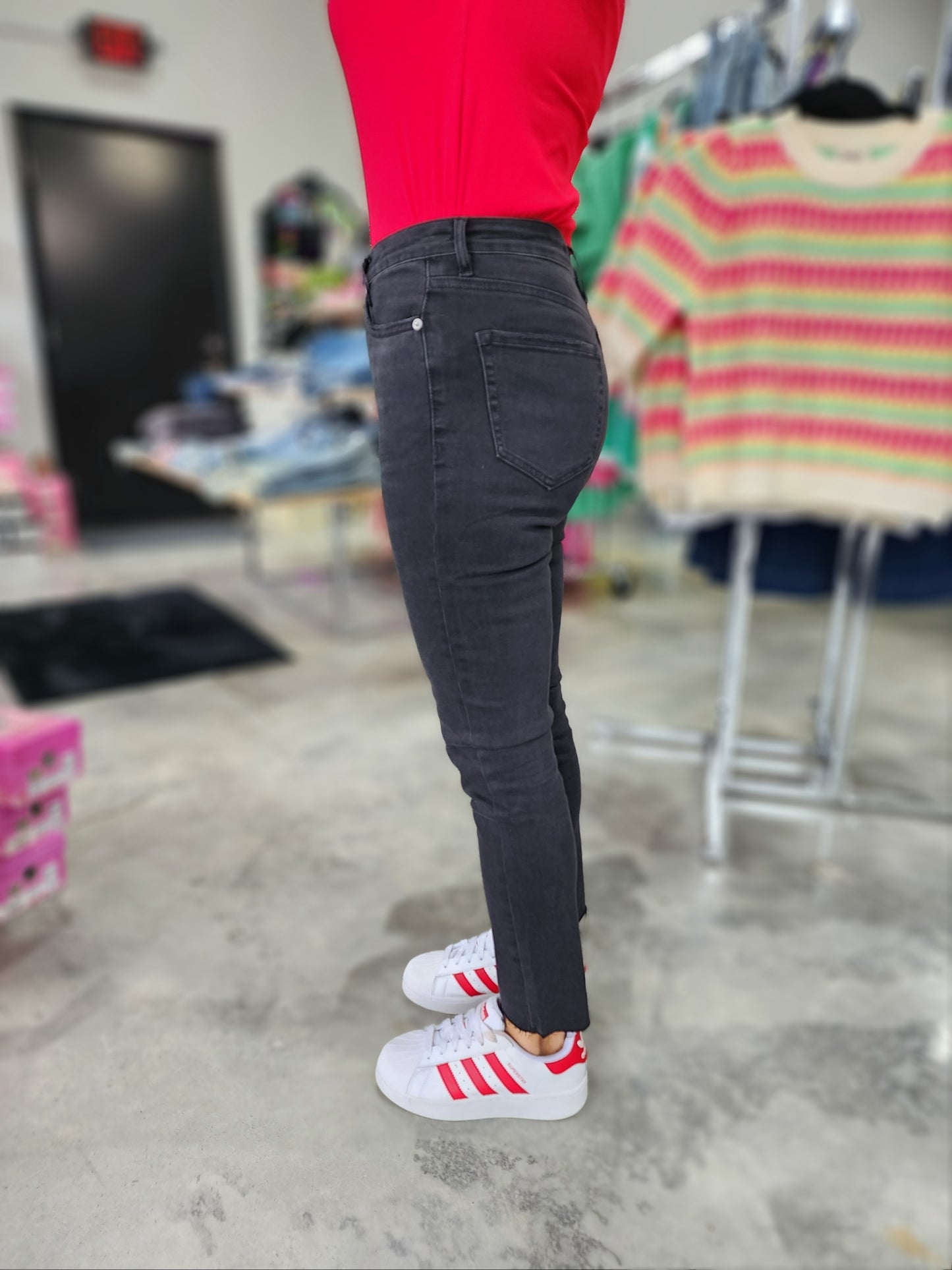 Mica High Rise Cropped Skinny Denim Jeans