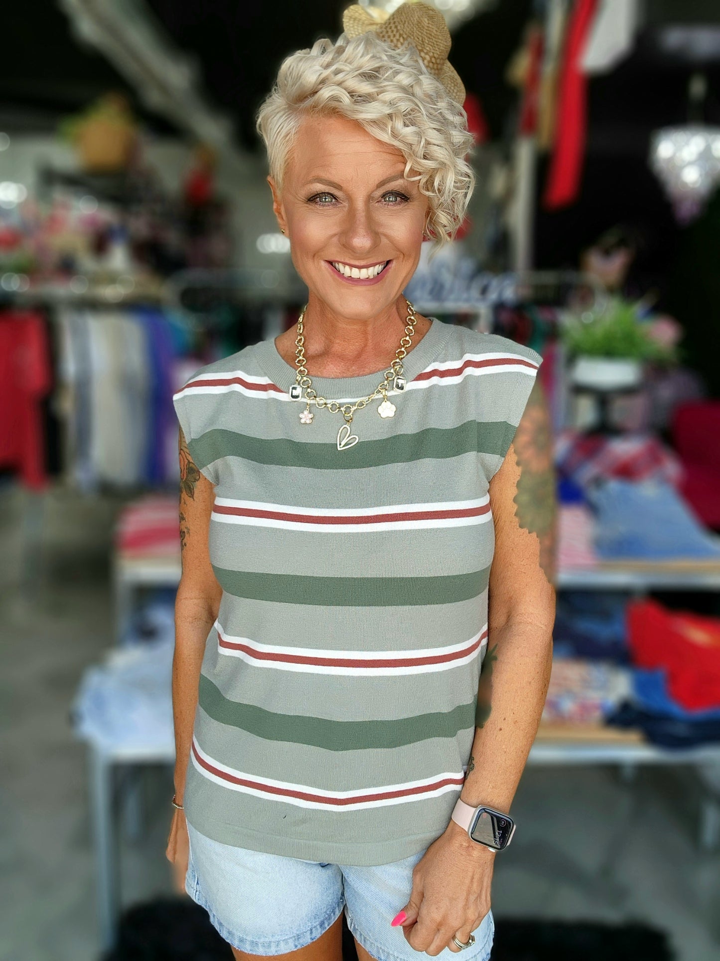 Calm In Color Sleeveless Top